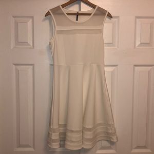 White Skater Dress